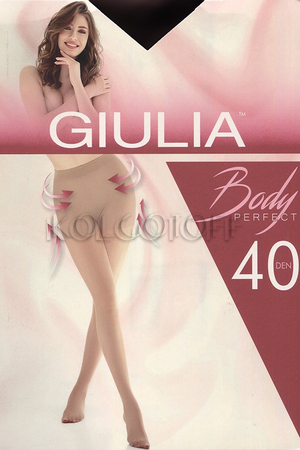 Колготки з ущільненими шортиками оптом GIULIA Perfect Body 40