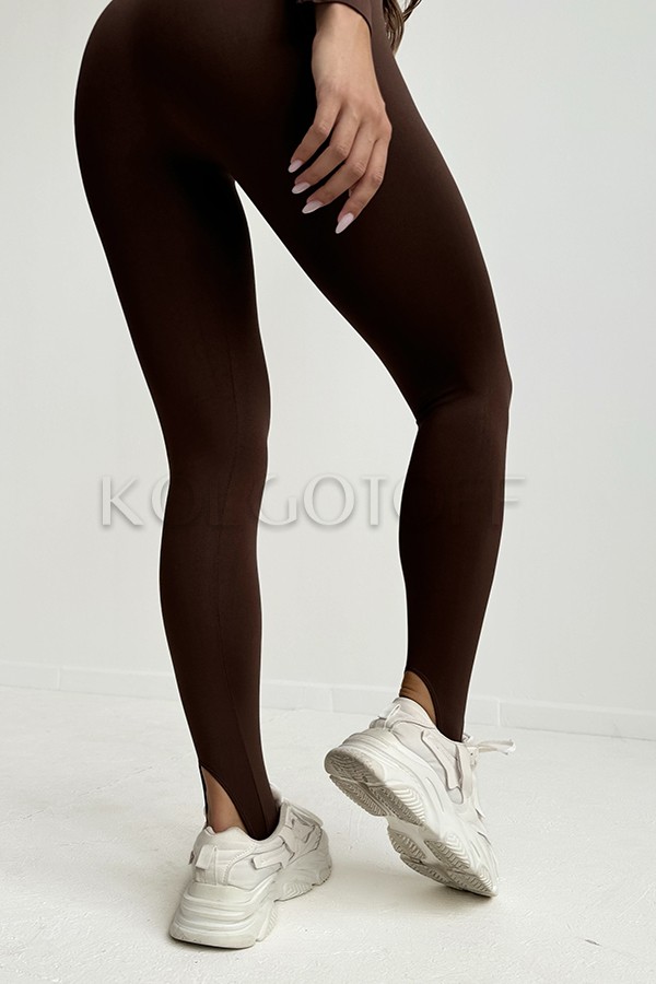 Лосини щільні безшовні зі штрипками оптом TM KOLGOTOFF Leggings Straps 02