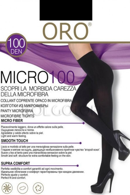 Плотные женские колготки большого размера оптом ORO Micro 100 XL