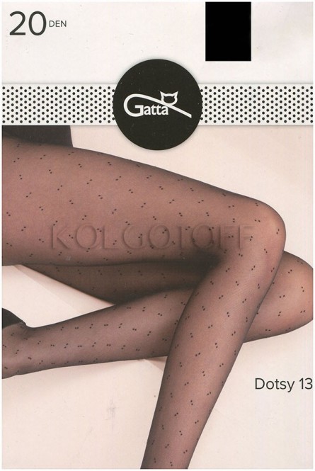 Колготки женские с узором оптом GATTA Dotsy 13 collant 20