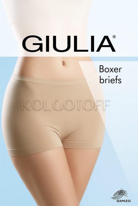Трусики-шорты бесшовные оптом GIULIA Boxer briefs color