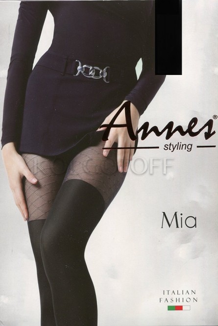 Колготки с имитацией чулок оптом ANNES Mia 60