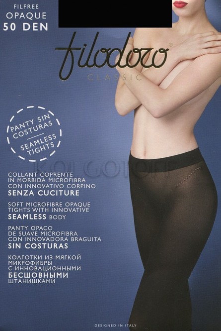 Бесшовные колготки из микрофибры оптом FILODORO FILFREE OPAQUE 50