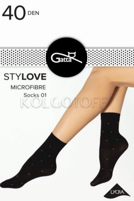 Носки женские с узором оптом GATTA Stylove 01 socks micro
