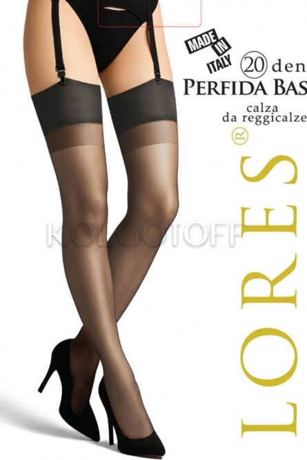 Чулки под пояс оптом LORES Perfida Bas 20 calza da reggicalze 