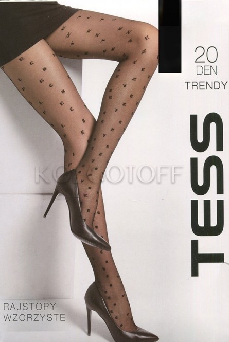 Колготки с узором оптом TESS Trendy 20