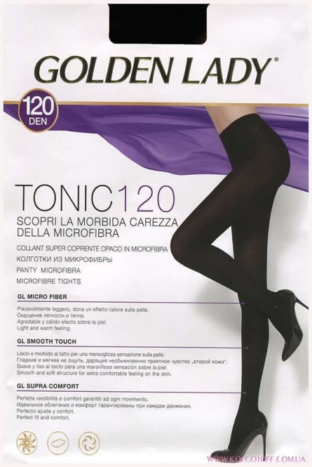 Колготки плотные из микрофибры оптом GOLDEN LADY Tonic 120