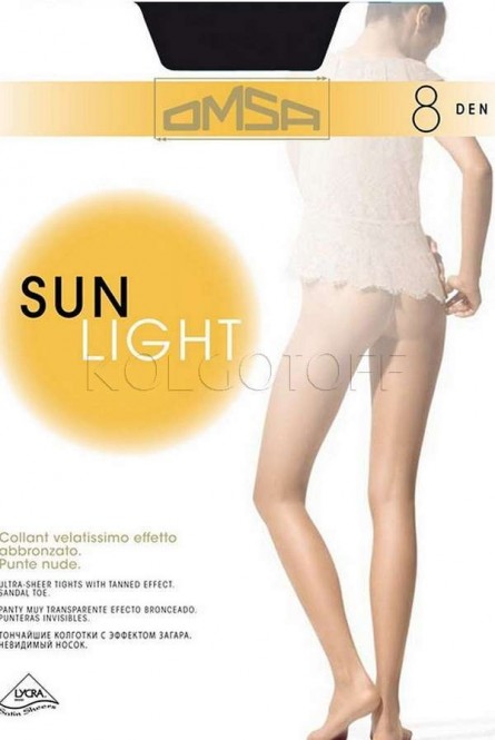 Ультратонкие женские колготки оптом OMSA Sun Light 8