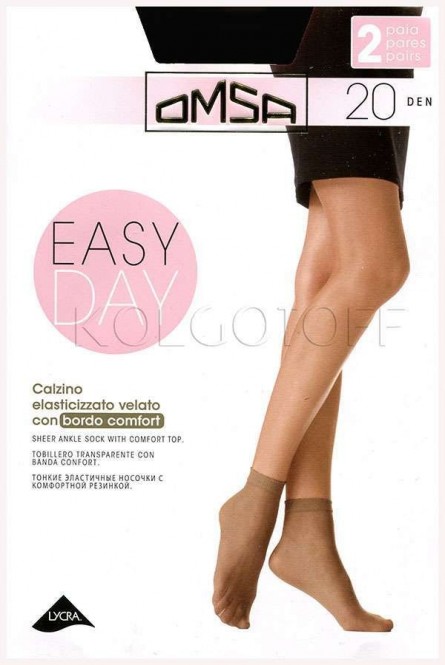 Классические женские носки оптом OMSA Easy Day 20 calzino
