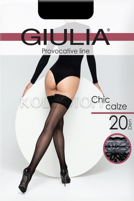 Чулки со швом оптом GIULIA Chic 20 calze