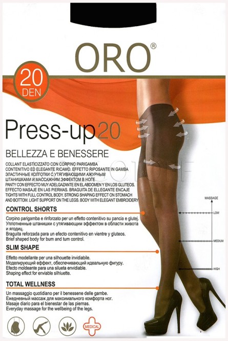 Колготки женские корректирующие оптом Oro Press-up 20 XL