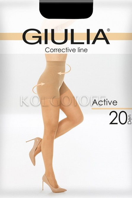 Колготки с корректирующими шортиками оптом GIULIA Active 20