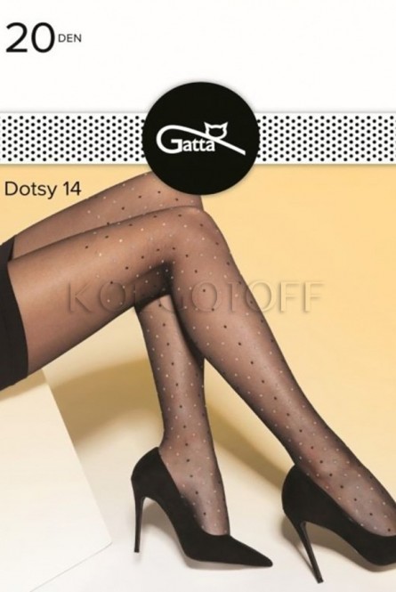 Колготки с узором в точку оптом GATTA Dotsy 14 collant 20