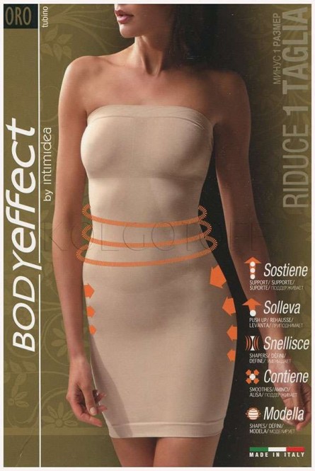 Платье-грация моделирующее INTIMIDEA TUBINO BODYEFFECT ORO(Art.810130)