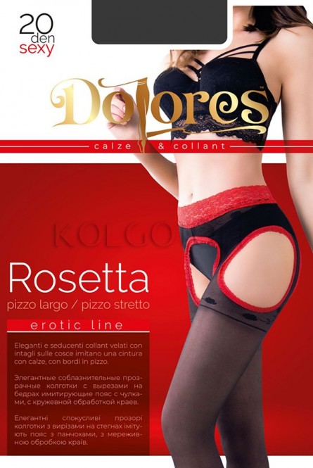 Колготки женские оптом DOLORES Rosetta 20 erotic line 