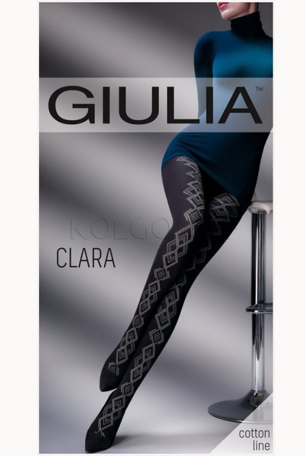 Колготки женские с узором оптом GIULIA Clara 200 model 2