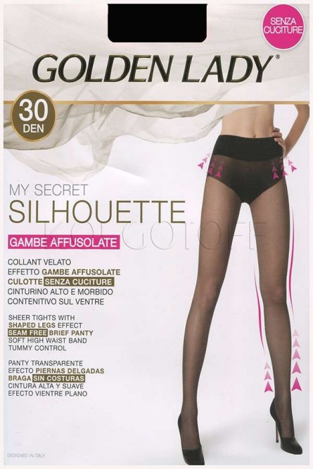 Корректирующие бесшовные колготки оптом GOLDEN LADY My Secret Silhouette 30