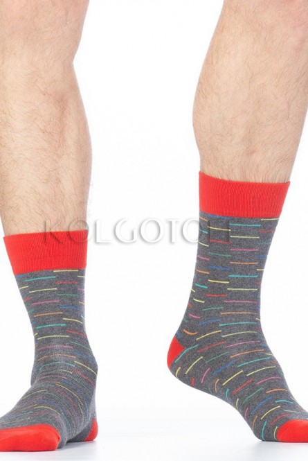 Мужские носки с узором оптом GIULIA MSL-015