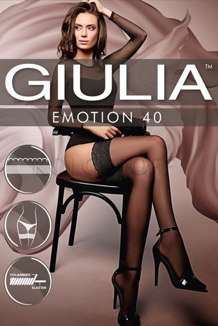 Чулки женские классические GIULIA Emotion 40
