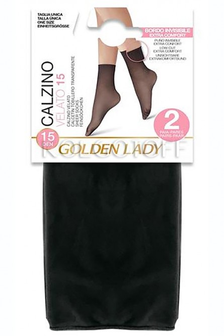 Ультратонкие носки без резинки оптом GOLDEN LADY Velato 15 calzino 