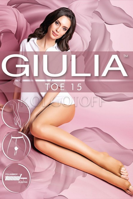 Колготки с открытыми пальцами оптом GIULIA Toe 15