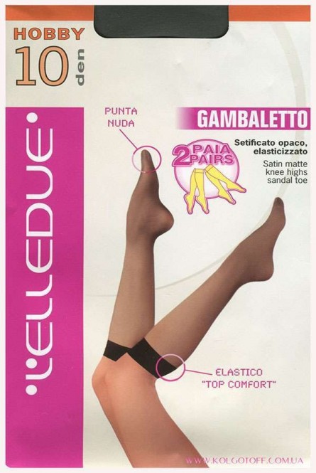 Ультратонкие женские гольфы оптом ELLEDUE Hobby 10 Den