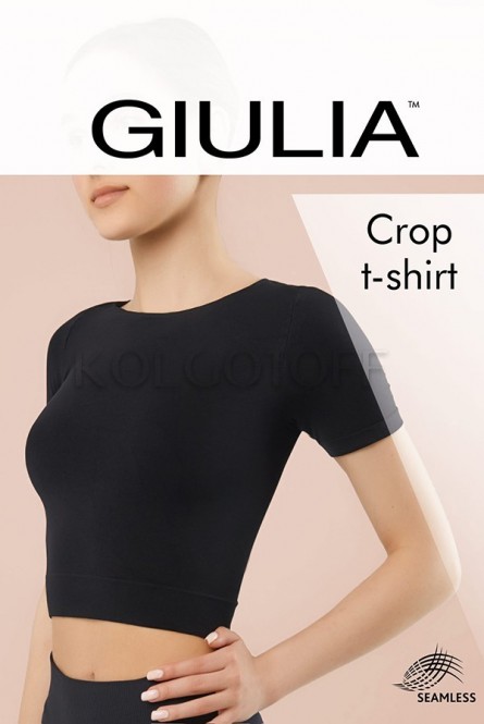 Бесшовная футболка оптом GIULIA Crop T-Shirt