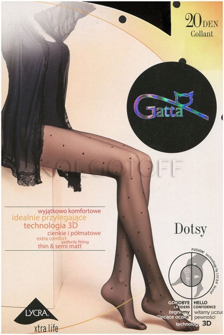 Колготки с узором в точку оптом GATTA Dotsy 03 collant 20