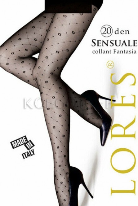 Колготки женские с узором оптом LORES Sensuale 20