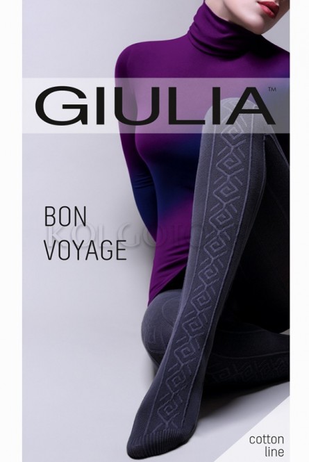 Колготки с узором оптом GIULIA Bon Voyage 200 model 4