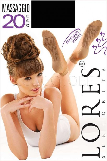 Носки женские с массажной стопой оптом  LORES Massaggio 20