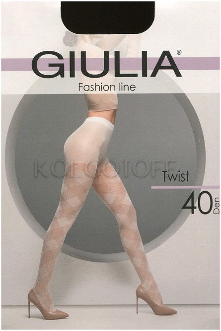 Колготки с узором оптом GIULIA Twist 40 model 2