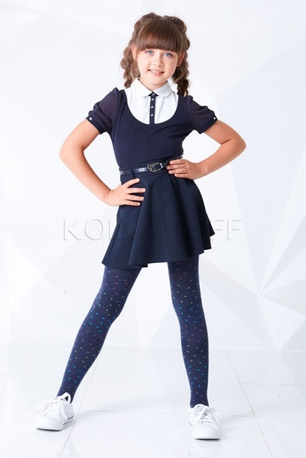 Колготки детские с хлопком оптом GIULIA D001 teen girl