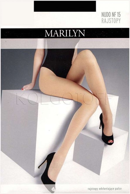 Колготки женские с открытыми пальцами оптом MARILYN Nudo NF 15