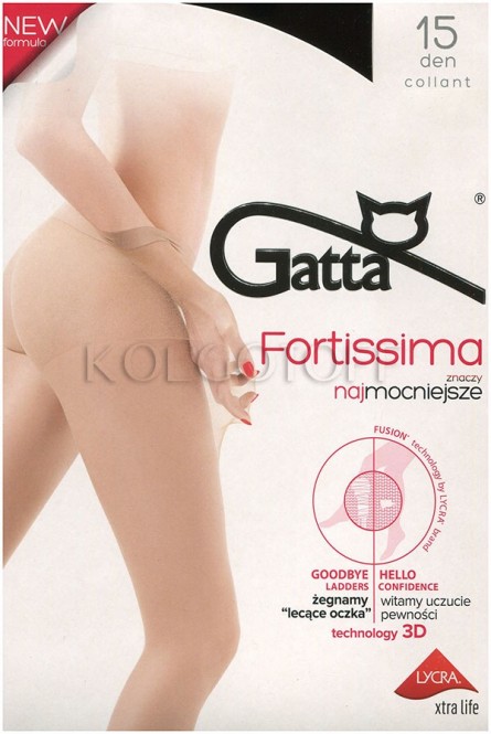 Колготки ультратонкие оптом GATTA Fortissima 15