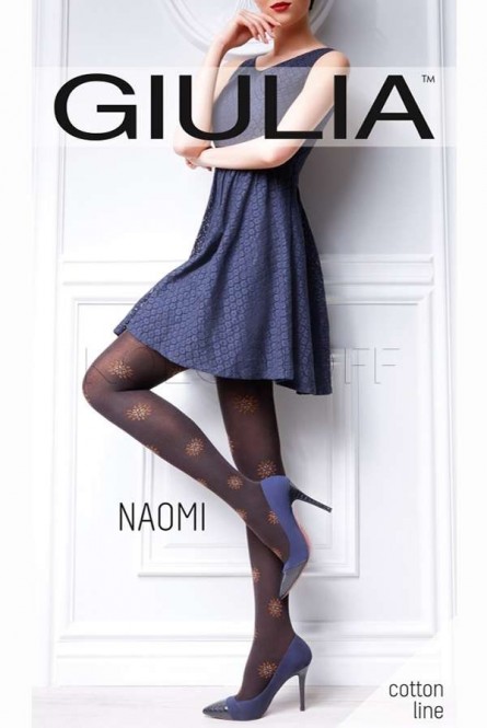 Колготки хлопковые с узором оптом GIULIA Naomi 150 model 2