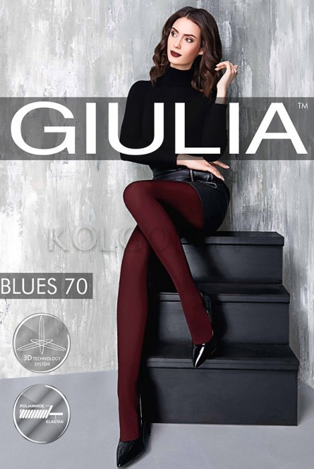 Колготки цветные женские оптом GIULIA Blues 70