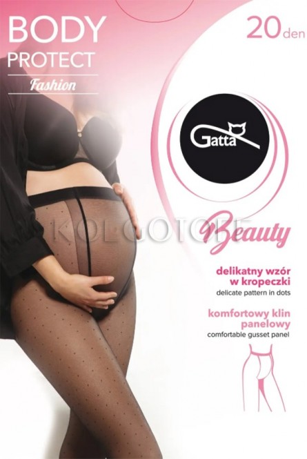 Колготки для беременных с узором в точку GATTA Body Protect Fashion 20