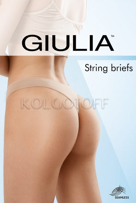 Бесшовные трусики-стринг оптом GIULA String briefs color