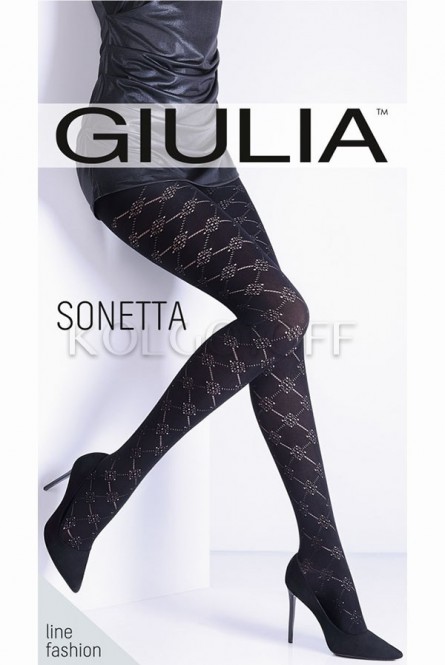 Колготки женские с узором оптом GIULIA Sonetta 100 model 16