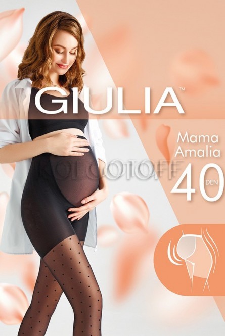 Колготки для беременных с узором оптом GIULIA Mama Amalia 40 model 1