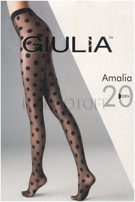 Колготки с узором горох оптом GIULIA Amalia 20 model 12