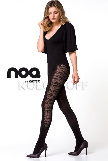 Колготки с узором большого размера оптом KNITTEX Meadow 50 plus size