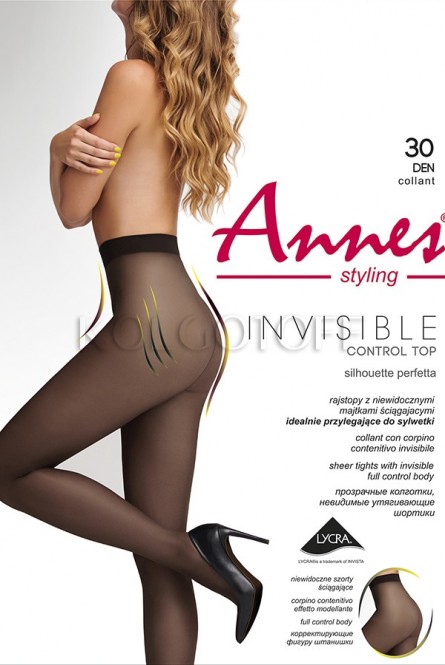 Колготки моделирующие оптом ANNES Invisible Control Top 30