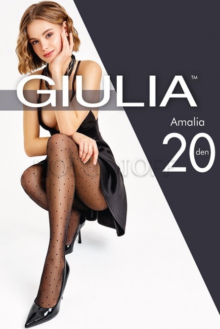 Колготки с узором в точку оптом GIULIA Amalia 20 model 1