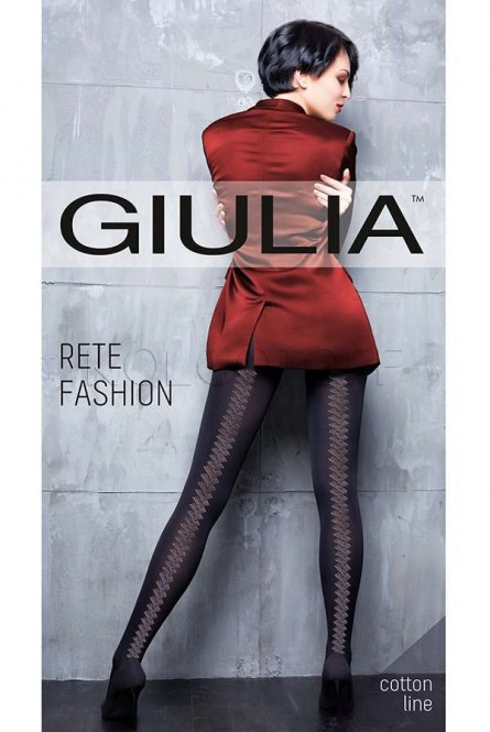 Колготки женские с узором оптом GIULIA Rete Fashion 80 model 5