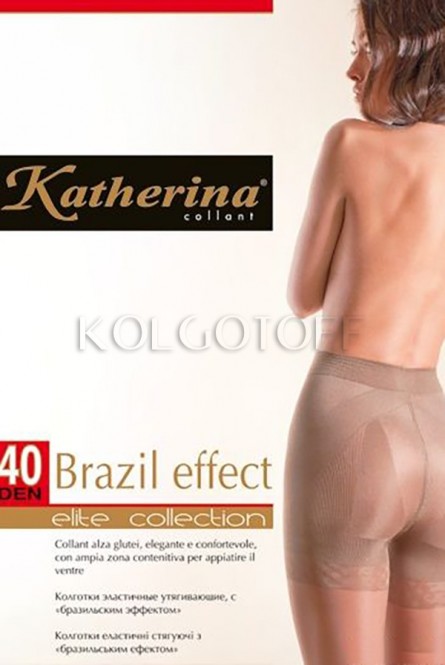 Колготки большого размера с утягивающим эффектом оптом KATHERINA Brazil Effect 40 XL 