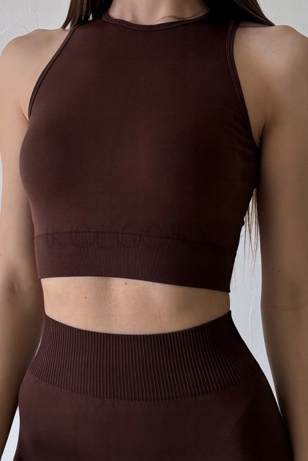Майка-топ бесшовная оптом KOLGOTOFF CROPPED TANK TOP