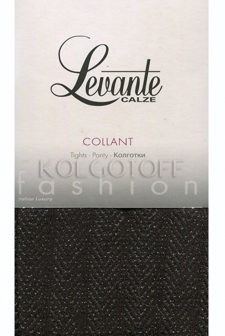 Колготки тёплые с люрексом оптом LEVANTE B05A Collant Cotton Lame