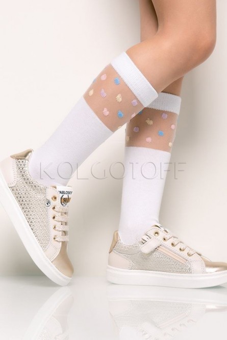 Детские хлопковые гольфы оптом GIULIA KGM-005